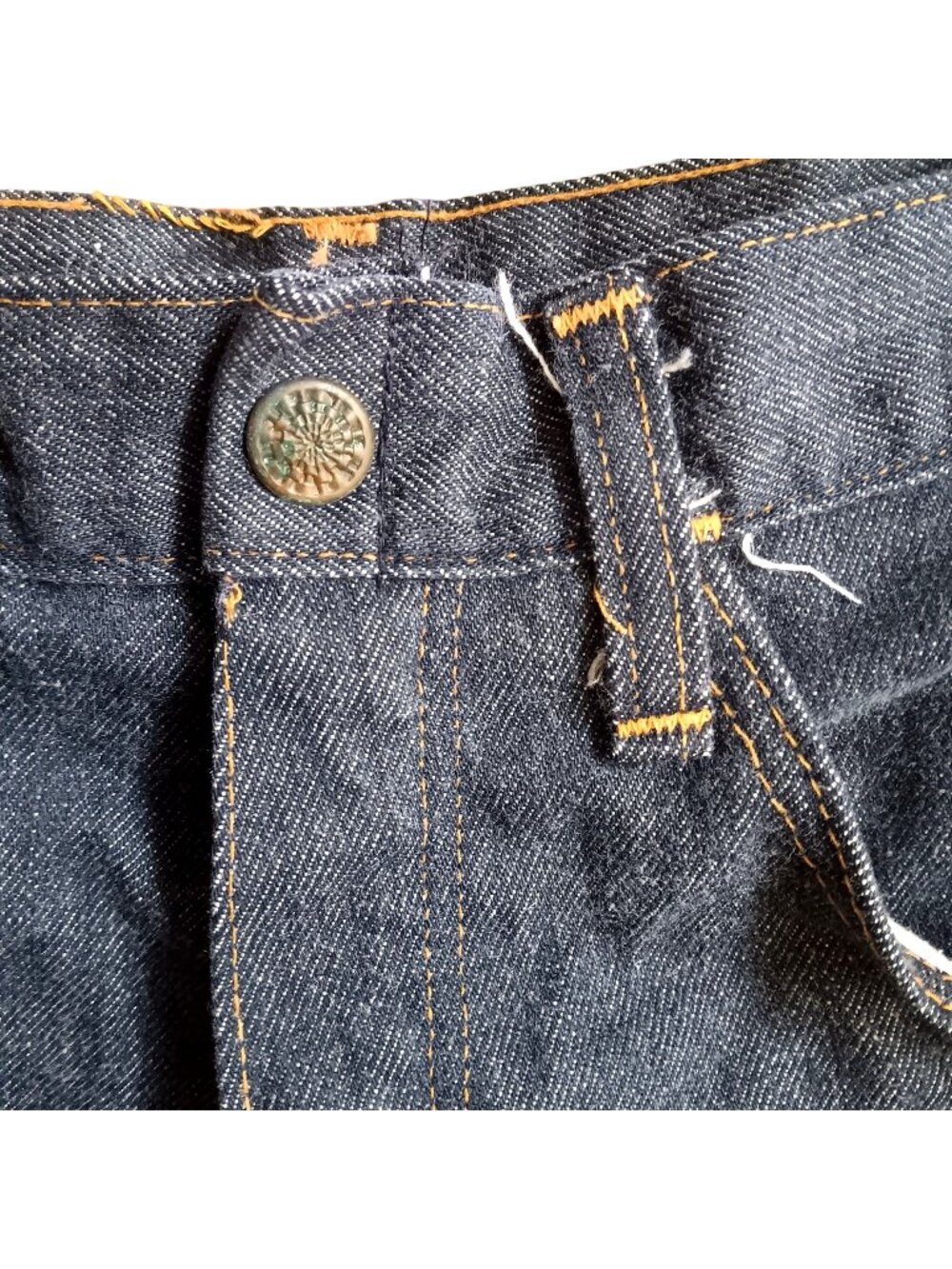 True Vintage Shorts Boys 24" 24W 1970's Denim Cutoff Hippy Frayed Hem
